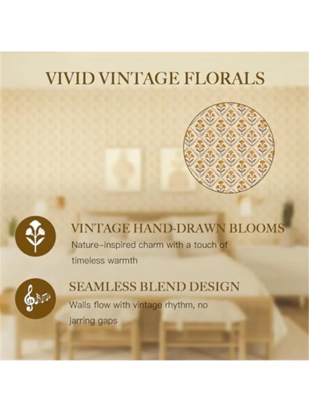 Peel And Stick Floral Wallpaper Yellow Flower Contact Paper Self Adhesive